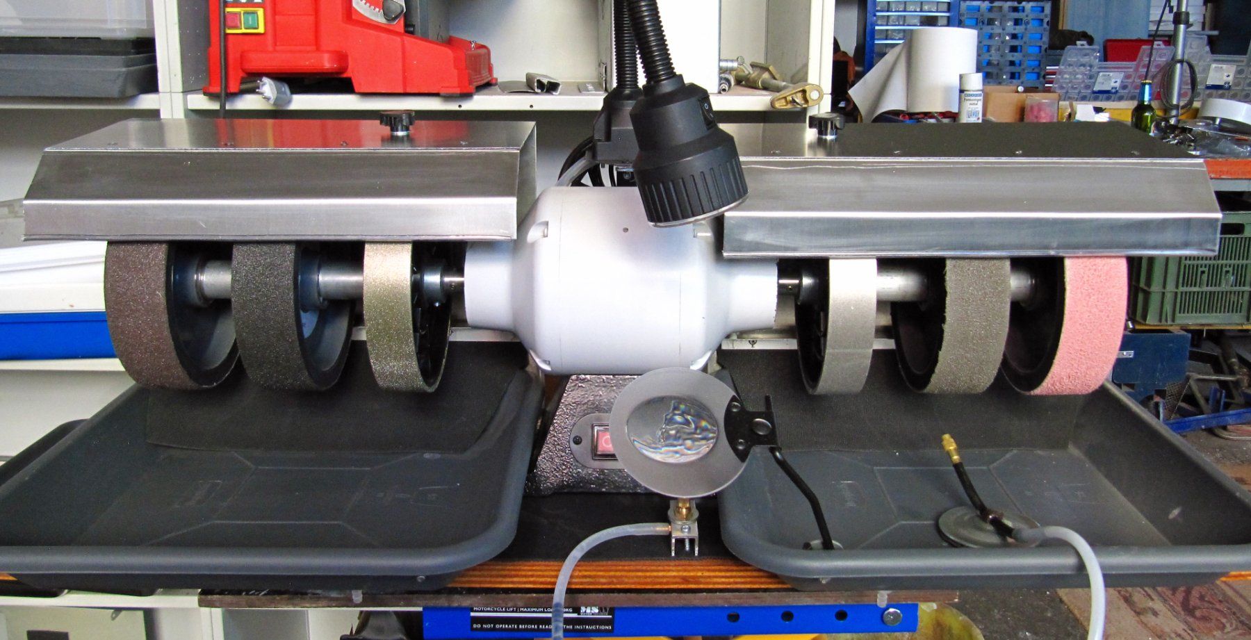 Smerigliatrici & Lucidatrici: Stein-Schleifmaschine    8" 200mm – Nuovo (secondo la descrizione) da Schaffhausen venduto da Schneider036 2