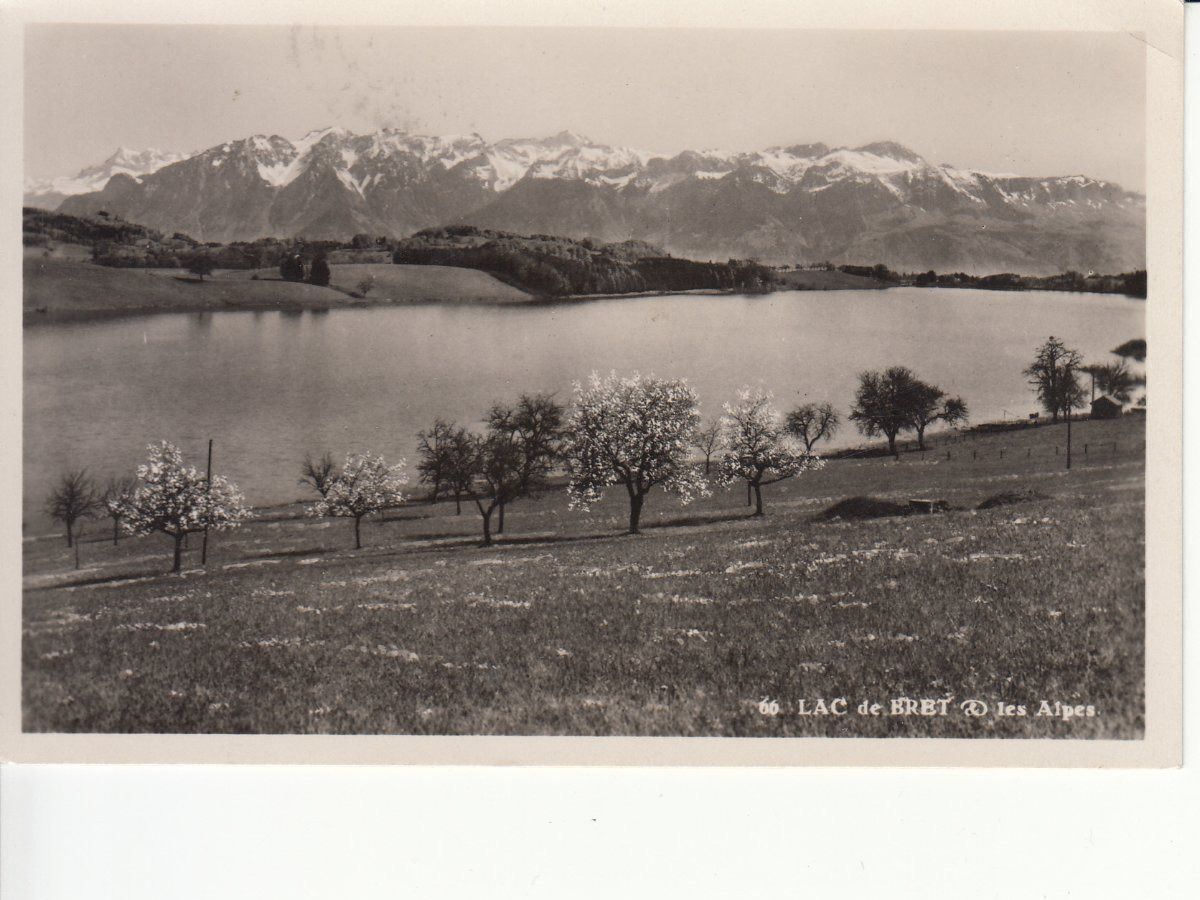 Cartoline postali: Lac de Bret 1933 – Usato da Bürglen TG venduto da StampGraf
