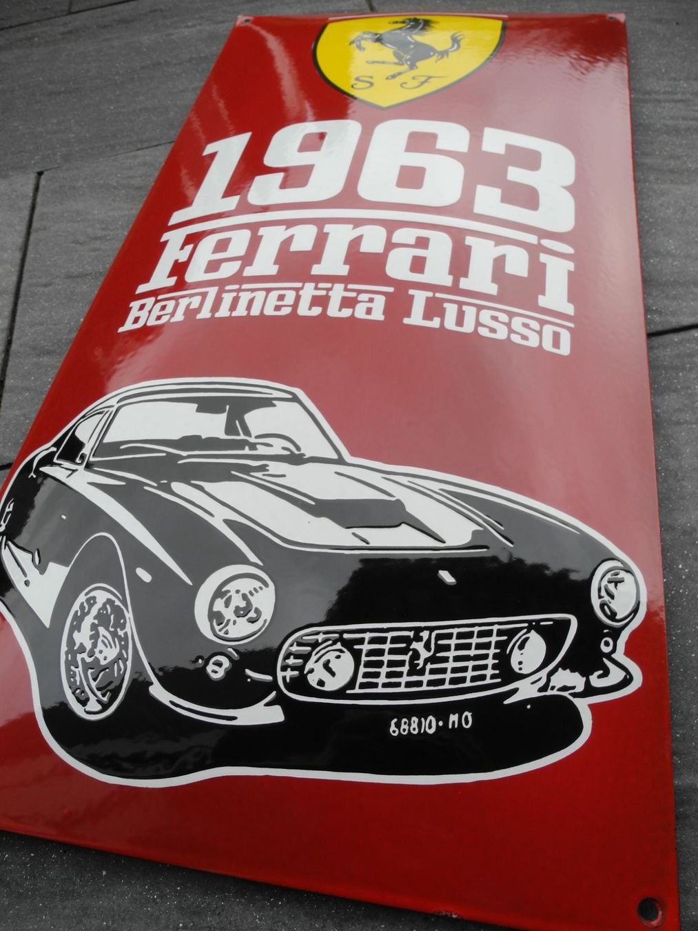 Ferrari Insegne: GROSSES FERRARI EMAILSCHILD – Nuovo (secondo la descrizione) da Reinach AG venduto da Huckleberrysix 1