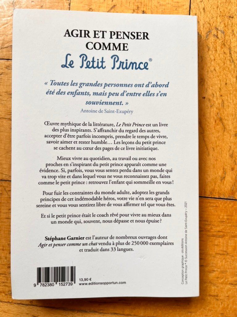 Libri: Agir et penser comme le petit prince - Stéphane Garnier – Nuovo (secondo la descrizione) da Pully venduto da Artemisya 1