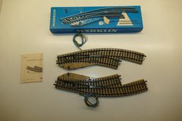Märklin H0: M-Bogenweichenpaar Einheit 1
