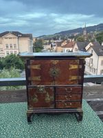 Schmuckkästchen Holz mit Messingbeschlägen, Chinalook