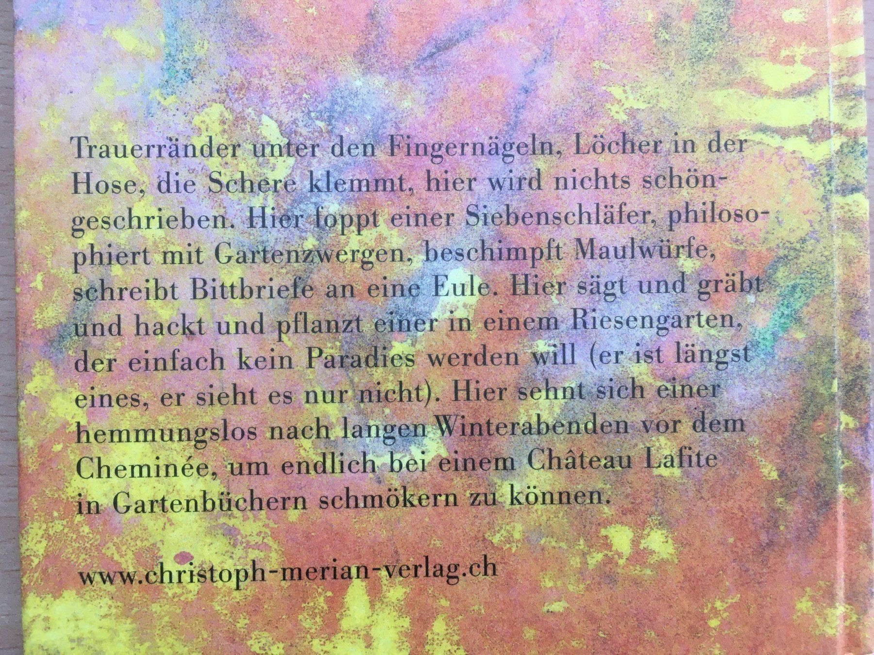 Livres: Querbeet Gartengeschichten - Reinhardt Stumm – D'occasion à Grenchen par Kogi7 9