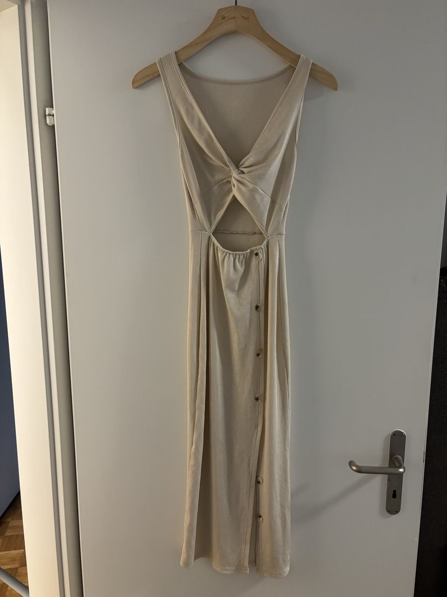 Vestiti: Beiges Maxikleid – Usato da Luzern venduto da aloevira