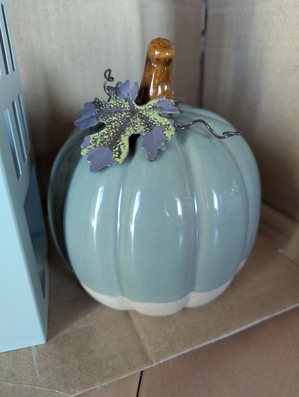 Tutte le decorazioni: Herbst Deko Kürbis Haus – Usato da Bettlach venduto da Costmiri 2
