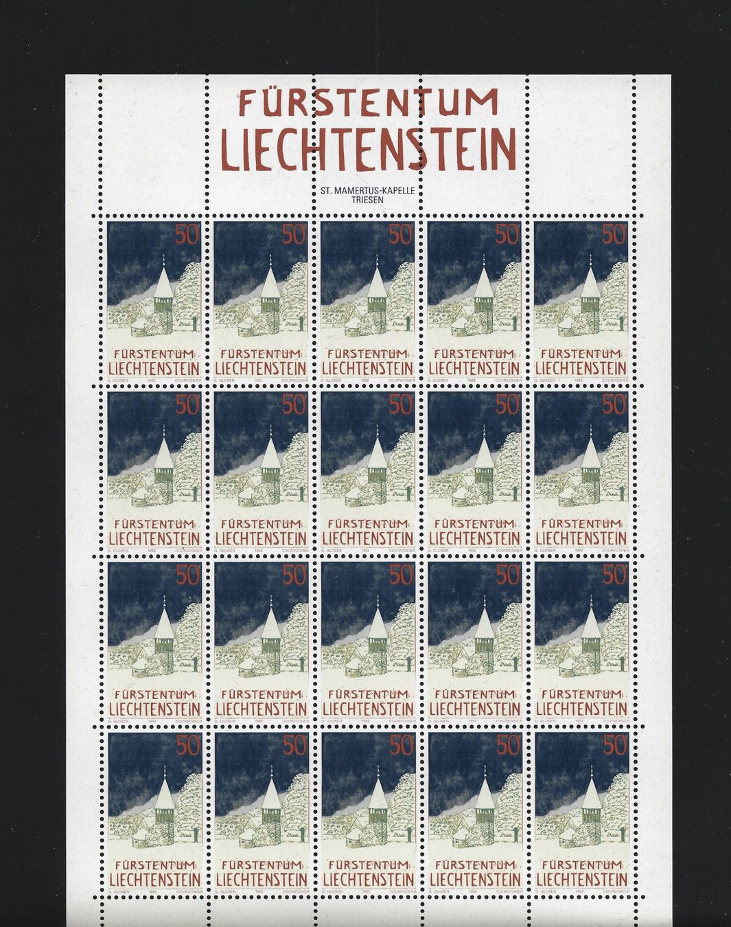 Tutti i francobolli: Liechtenstein   Block – Nuovo (secondo la descrizione) da Hergiswil NW venduto da Panda1990 2
