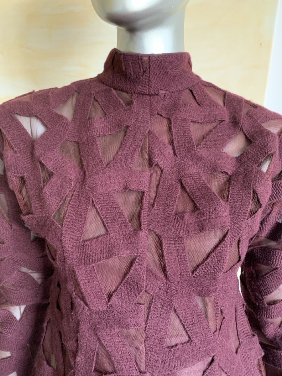 Akris Vestiti: AKRIS: Extravagantes Kleid mit Spitzen und Seidenfutter,  36 – Usato da Luzern venduto da paulablue 3