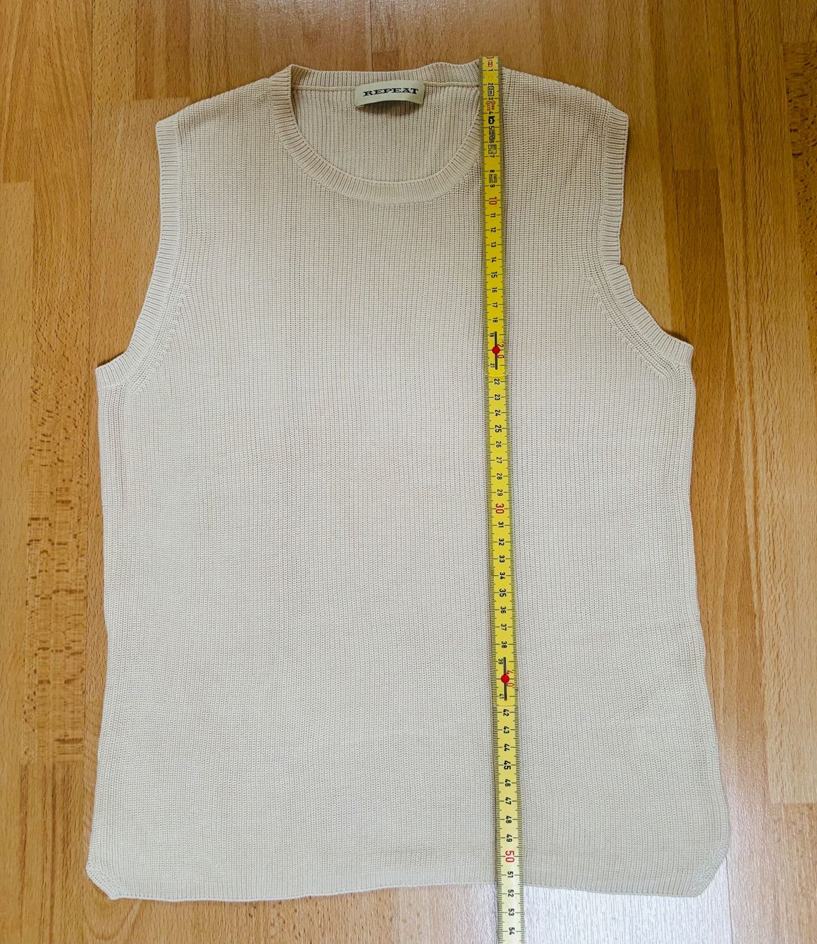 Repeat Top: Repeat - Stricktop - 100% Seide - Ecru - Gr. 40 – Usato da Zofingen venduto da Justizia_01 2
