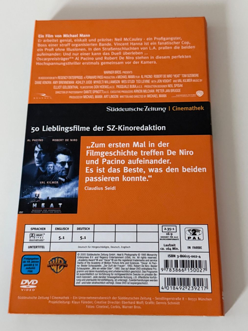 Alle DVDs: Heat DVD - SZ Cinemathek 2 Edition – Gebraucht aus Altstätten SG von sheamus 1