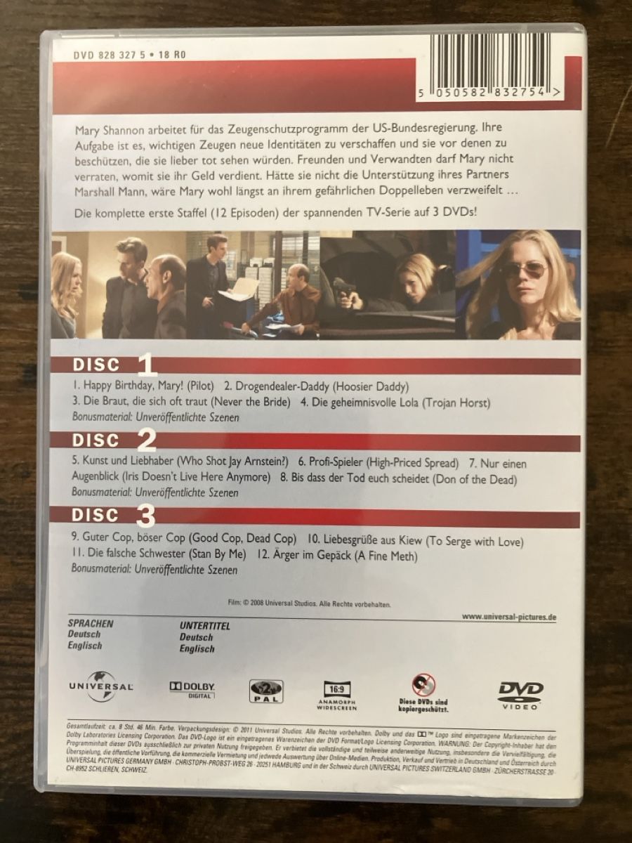 Tutti i DVDs: In Plain Sight Staffel eins DVD – Usato da Glarus venduto da Jhuber78 1