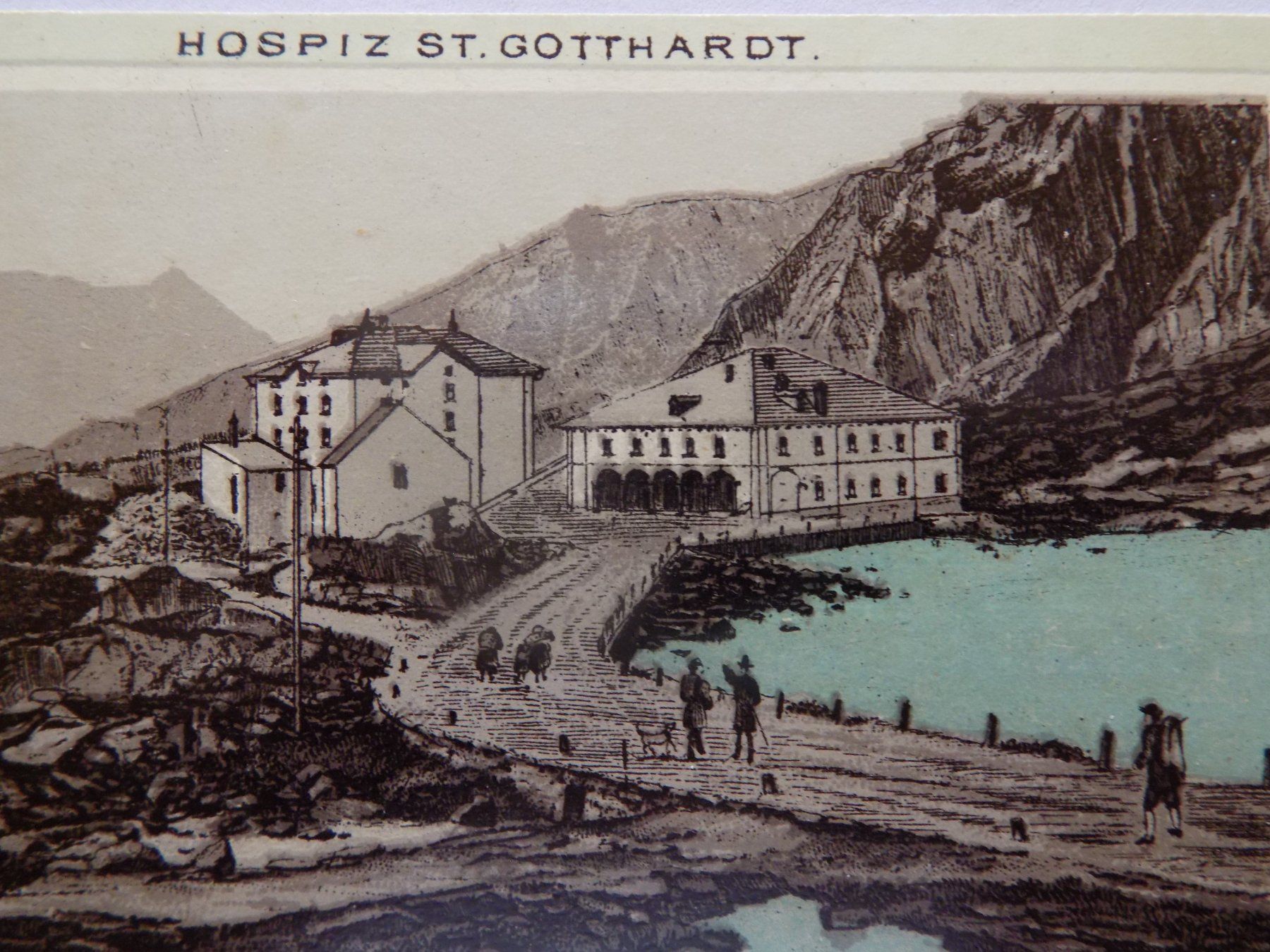 Gravures: Hospiz St. Gotthard – D'occasion à Risch par Antikfee 3