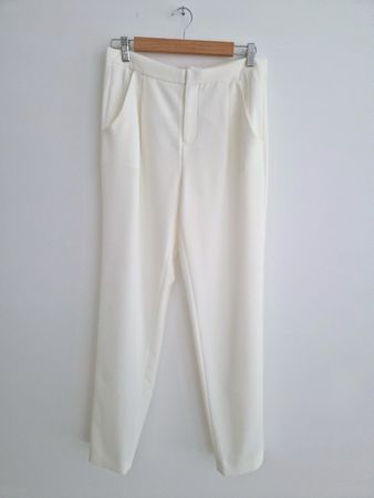 NEU! GLOBUS Essentials Stoffhose Weiss – Gr. 38