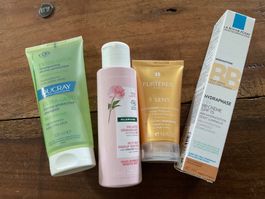 Lot de produits de beauté: Roche Posay, Klorane, Furterer …
