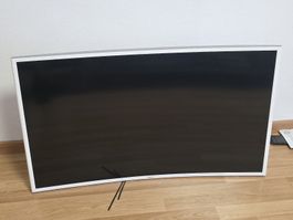 Samsung Curved TV mit Blu-ray Player & Wandh.