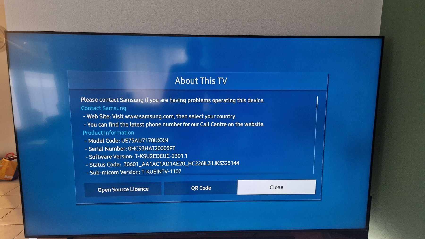 Samsung Televisori: Samsung TV 75 zoll – Usato da Remetschwil venduto da Sotos13
