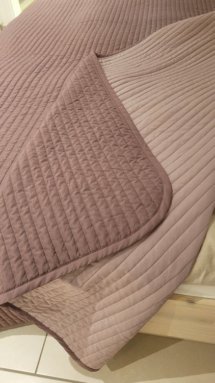 Boho Patchwork Steppdecke King Size - Wendbare Tagesdecke Grün Türkis 3-teilig