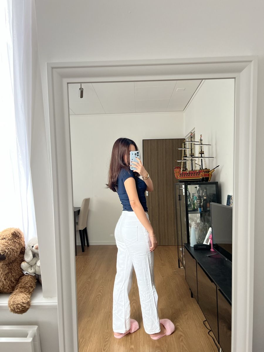 Jeans: White Ripped Jeans – D'occasion à St. Gallen par trxcy 1