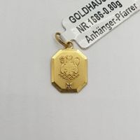 Echt 18K Gold Anhänger
