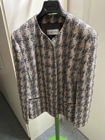 Damen Blazer Marcona kariert mit Schurwolle gemustert