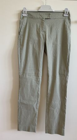 Pantalon lin elastan Sarah Pacini - Taille 1 - sauge