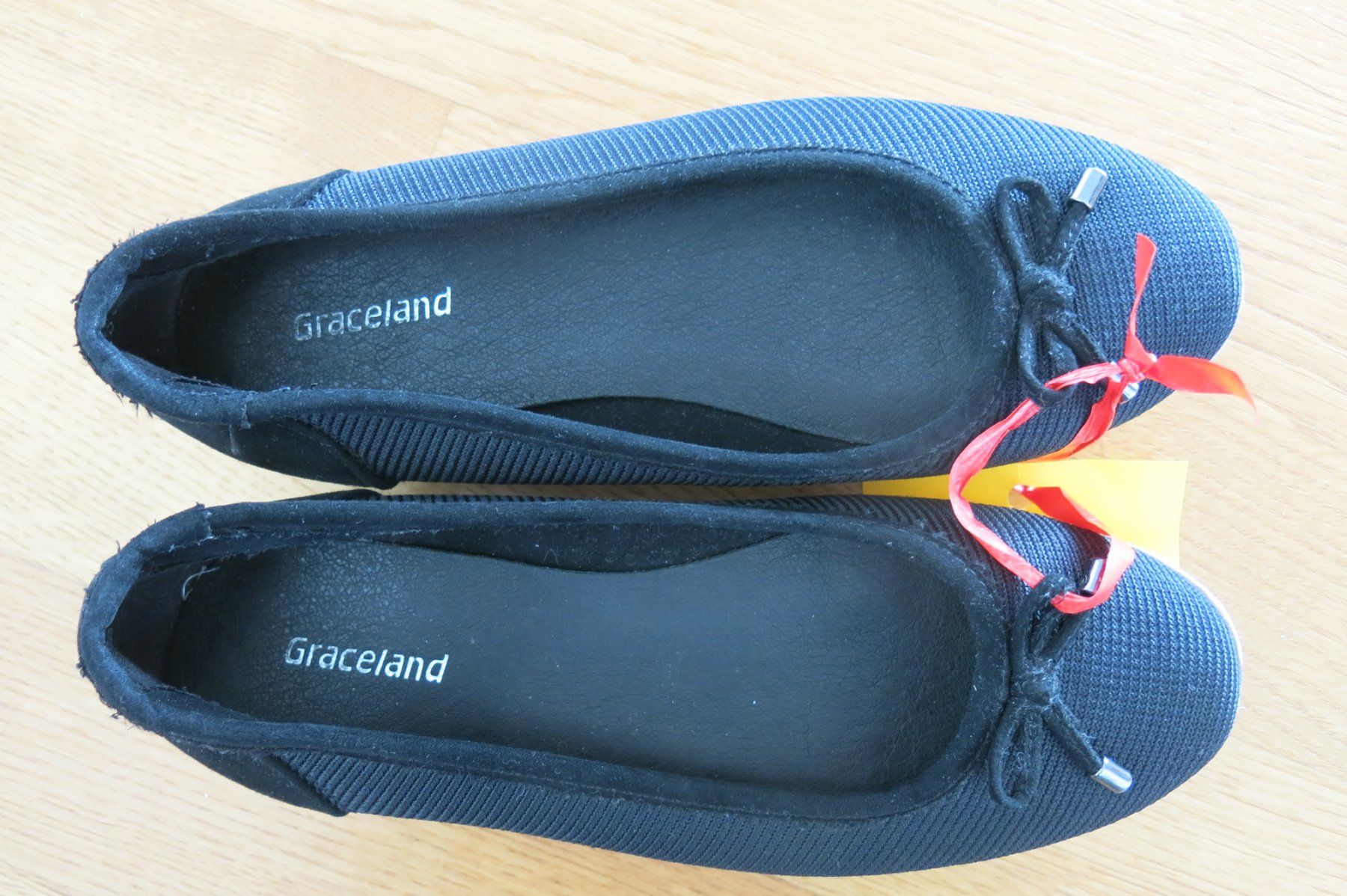 Graceland Schuhe für Mädchen: Ballerinas, schwarz, Gr. 34 – Gebraucht aus Luzern von latinaluna