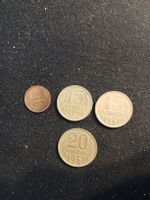 Lot de 4 anciennes pièces de monnaie URSS année 1961/62