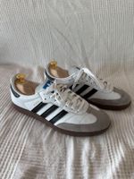 Adidas Samba OG Weiss/Schwarz – Gr. 43⅓ – Klassiker
