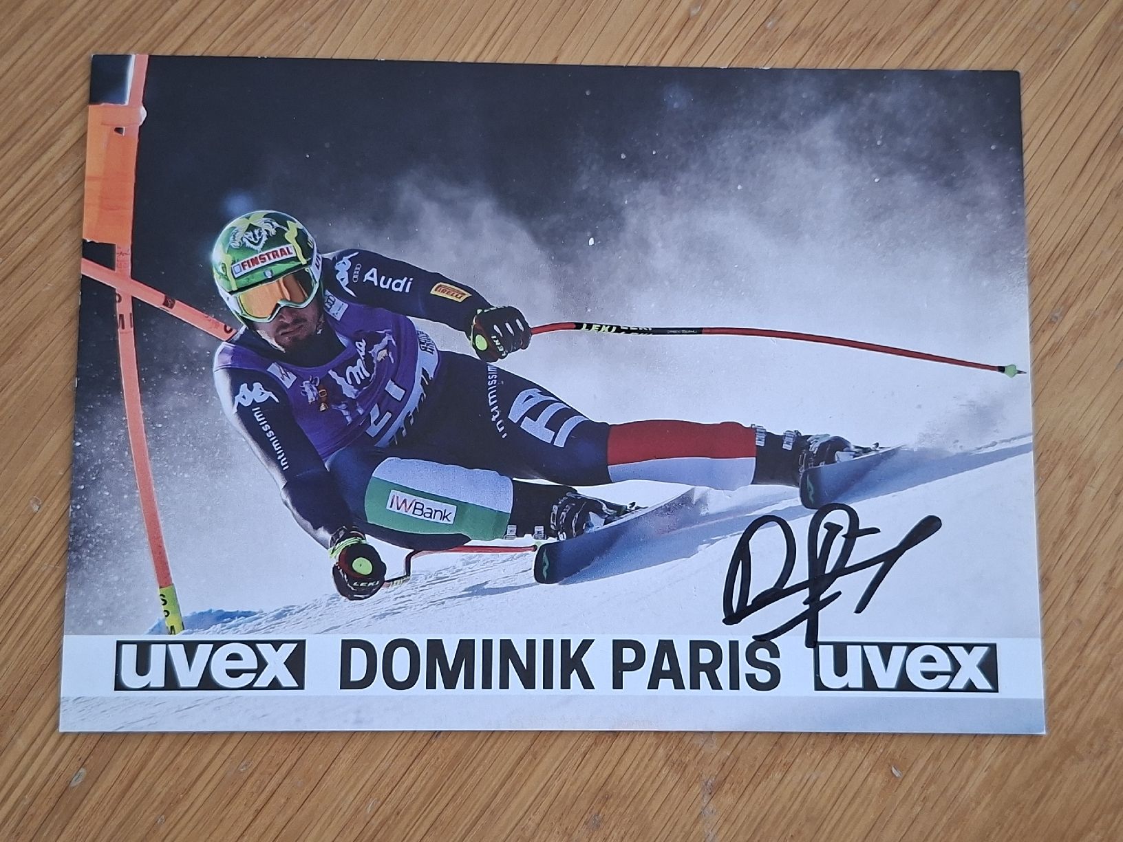 Autografi: Dominik Paris Ski Autogrammkarte original – Usato da Thun venduto da wuschu