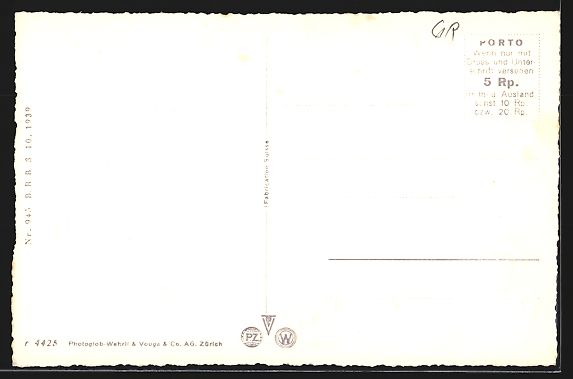 Cartoline postali: AK Davos, Teilansicht mit Bergen – Usato da Berlin venduto da bartko-reher 1