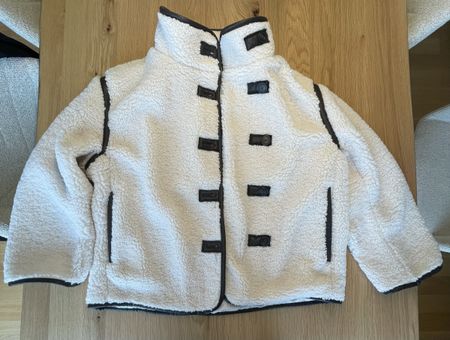 H&M Teddyfleece-Jacke weiss