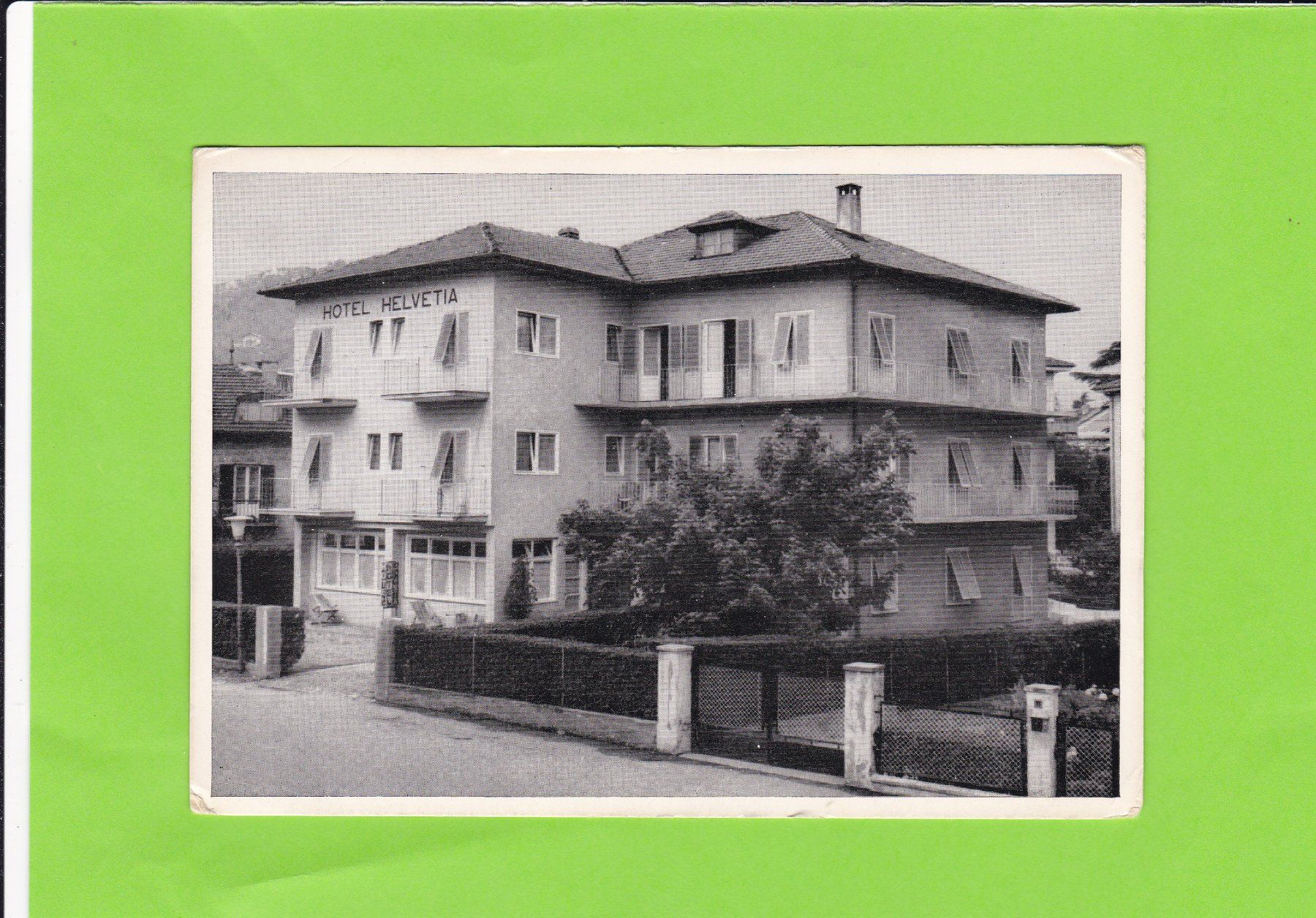 Ansichtskarten: Hotel Helvetia – Gebraucht aus St. Peterzell von neckertal