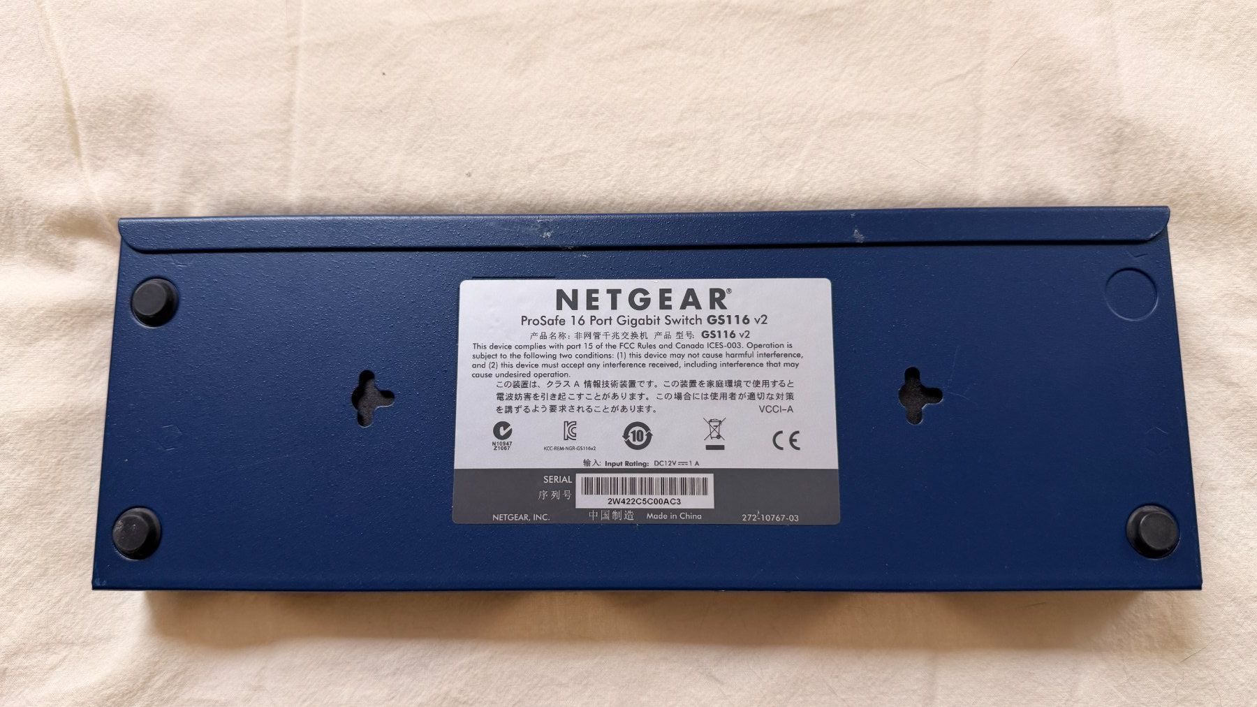 Netgear Hubs & Switches: Netgear ProSafe 16 Port Gigabit Switch – D'occasion à Kleinandelfingen par Mypaq 2