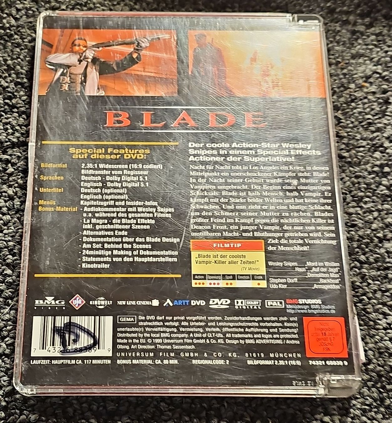 Tutti i DVDs: Blade (23670) – Nuovo e nell'imballaggio originale da Ruswil venduto da jan_bxl5 1