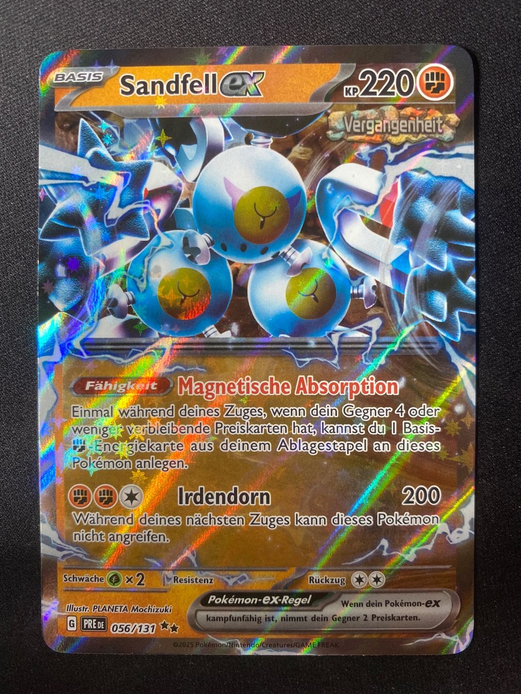 Pokémon Carte collezionabili: Sandfell ex 56 - Sandy Shocks ex - Prismatic Evolutions - DE – Nuovo (secondo la descrizione) da Hausen AG venduto da Shrade