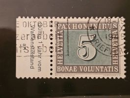 CH 1945 Abarten PAX N° 262.4.07 (schlange) ab 1.--
