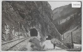 Ligne Martigny-Orsieres - Tunnel de la Monnaie