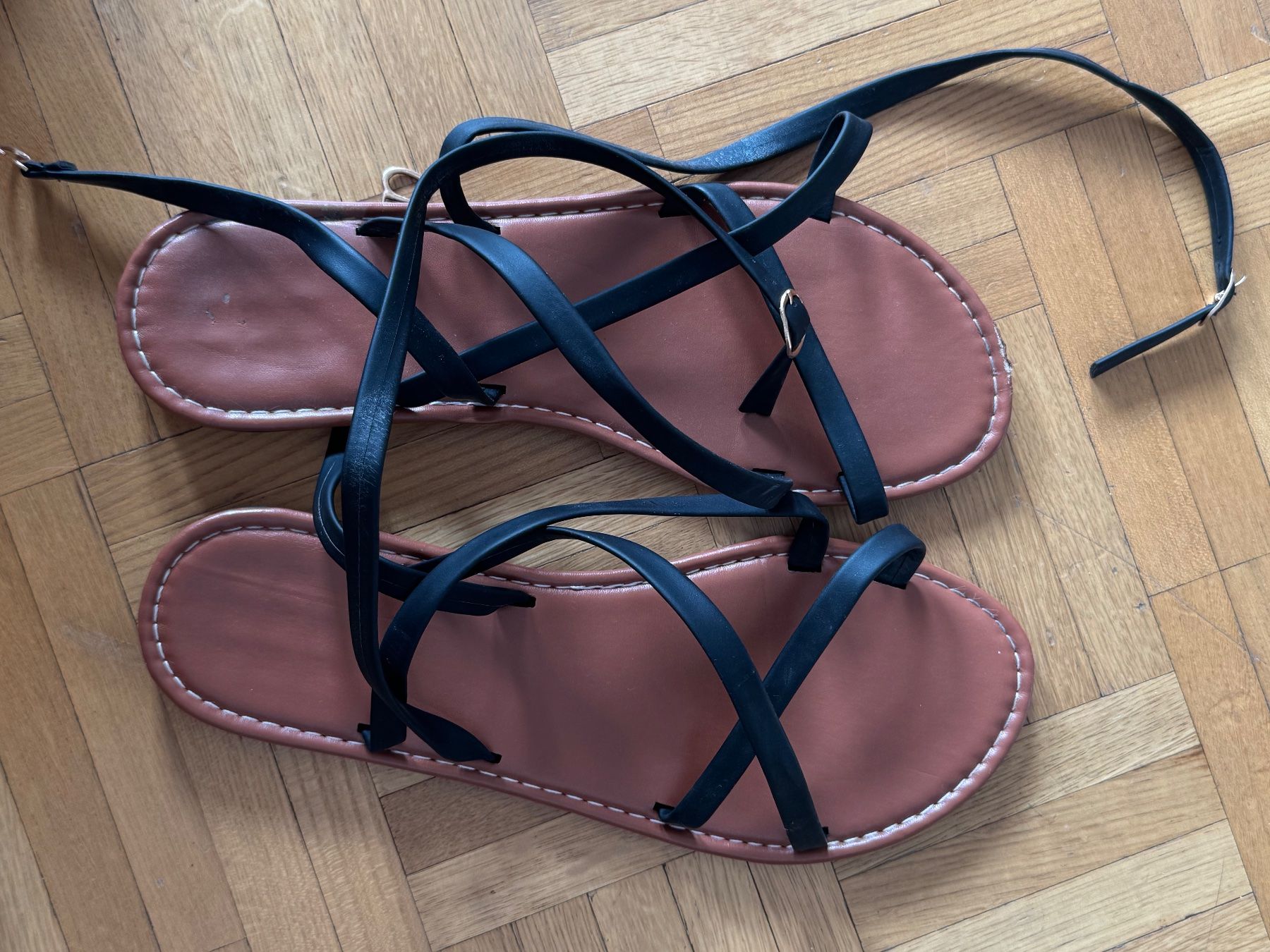 Scarpe da donna: Sandales noires – Nuovo (secondo la descrizione) da Montreux venduto da Iza_81199 2
