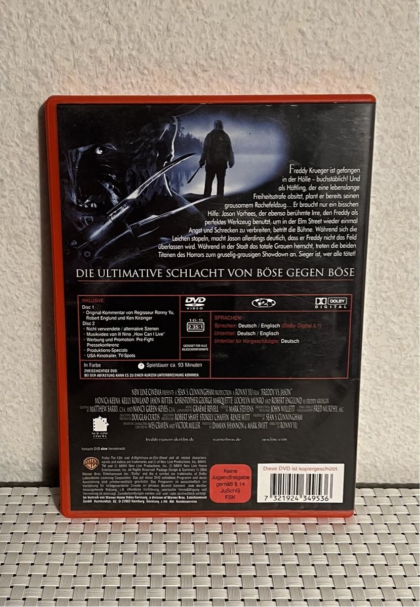 Tutti i DVDs: Freddy vs. Jason (2 Disk Edition) – Usato da Flawil venduto da NiceT 1