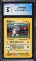 1999 Pokemon Base Set Magnemite #53 CGC 5 EX