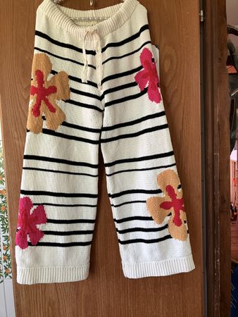 Hose gestrickt Hippie Stil Gr M