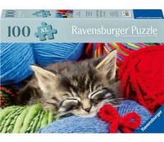 Ravensburger 200 Teile Puzzle Wollkätzchen 100 Teile XXL