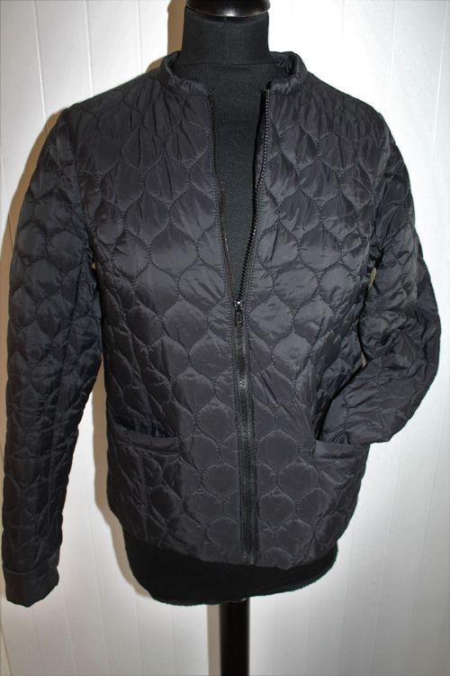 Veste Courte Femme Promod Taille 38 - Noire, En Coton, Manches Courtes, Occasion En Très Bon état