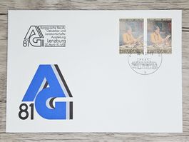 CL02 Enveloppe + Timbre Suisse 1982
