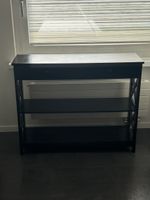 Konsole schwarz mit Schublade 