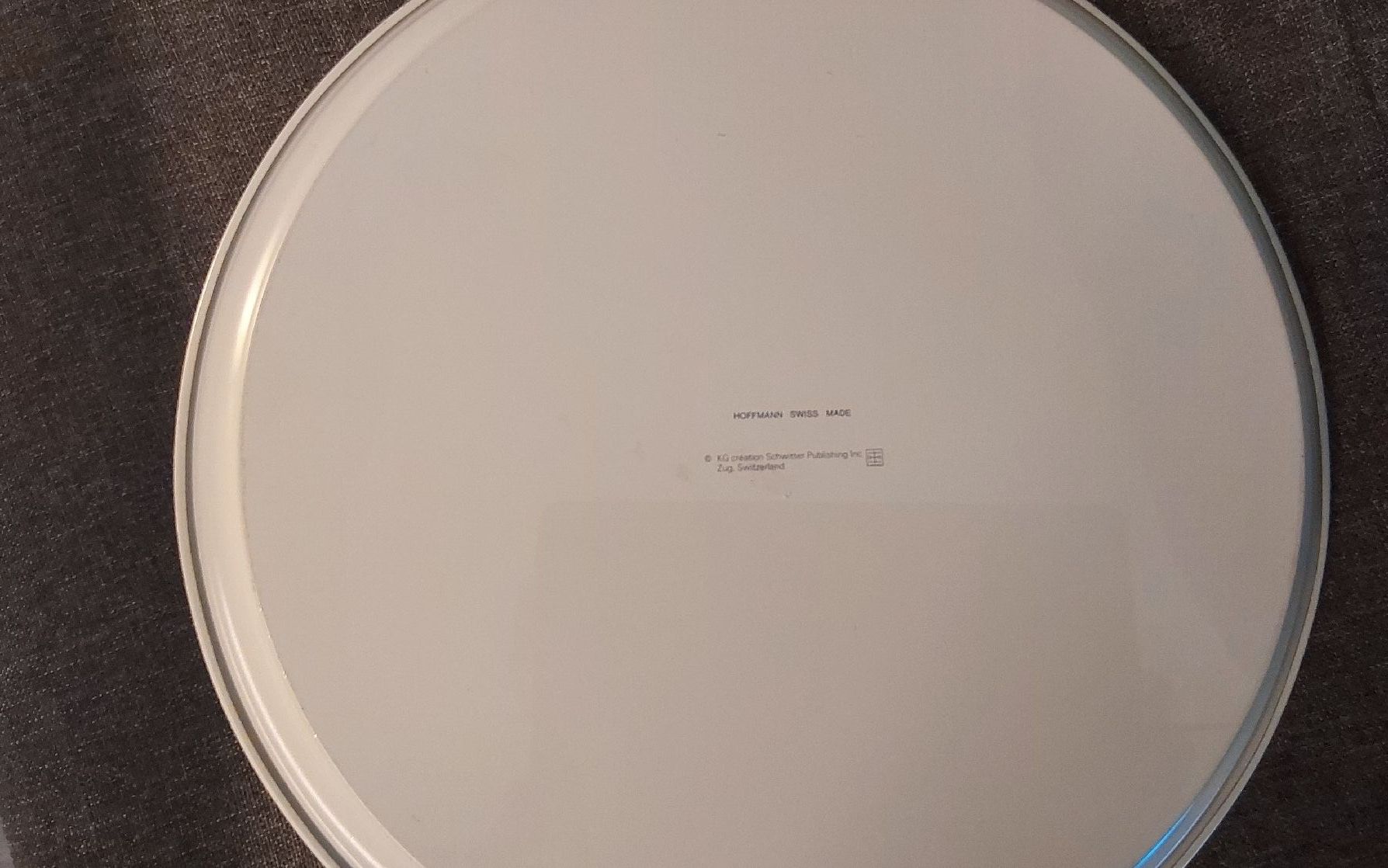 Servierplatten: Serviertablett rund Metall Hoffmann Swiss made – Gebraucht aus Köniz von scopello12 3