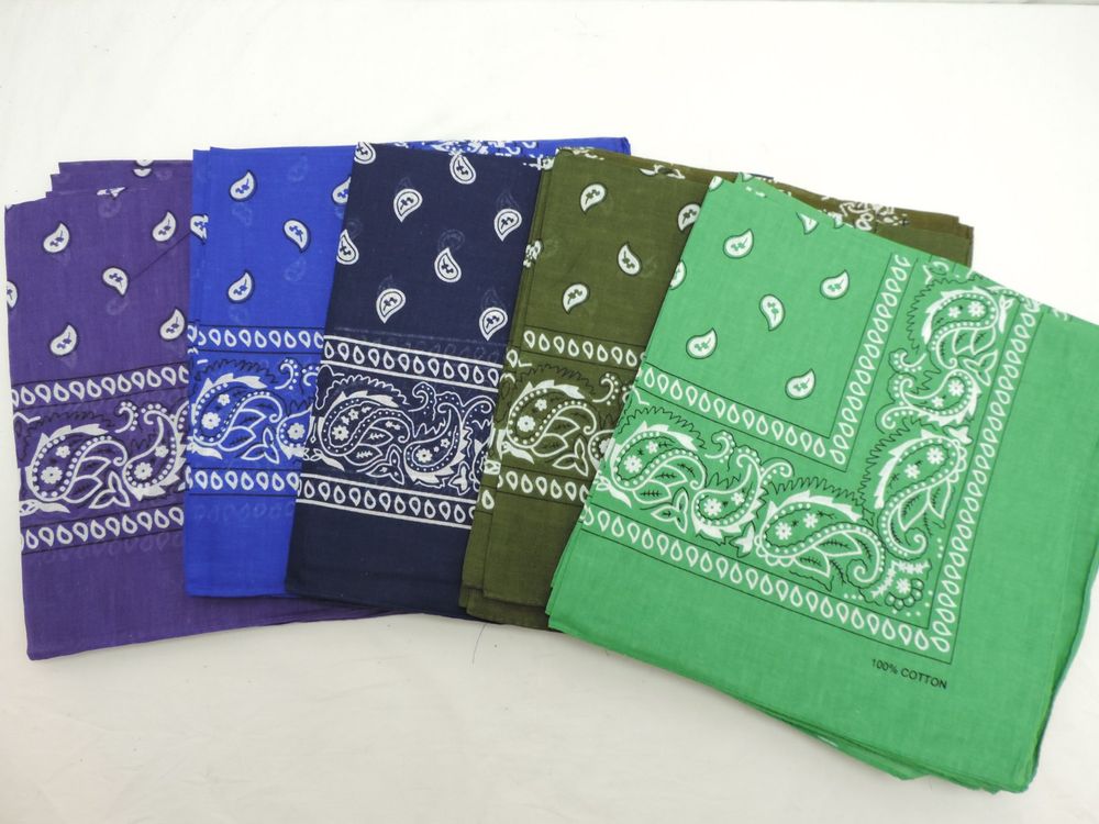 Satin Hair Scarf 4er Set - Seidenschals Für Damen