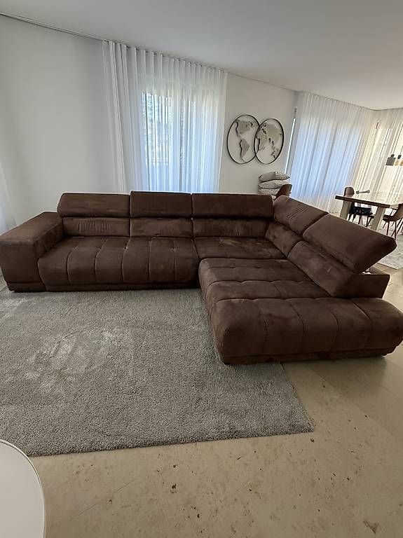 Divani: Ecksofa braun320cm/220cm/ 66cm – Usato da Zürich venduto da semirabm 2