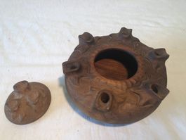 Cafetière valdostaine en bois