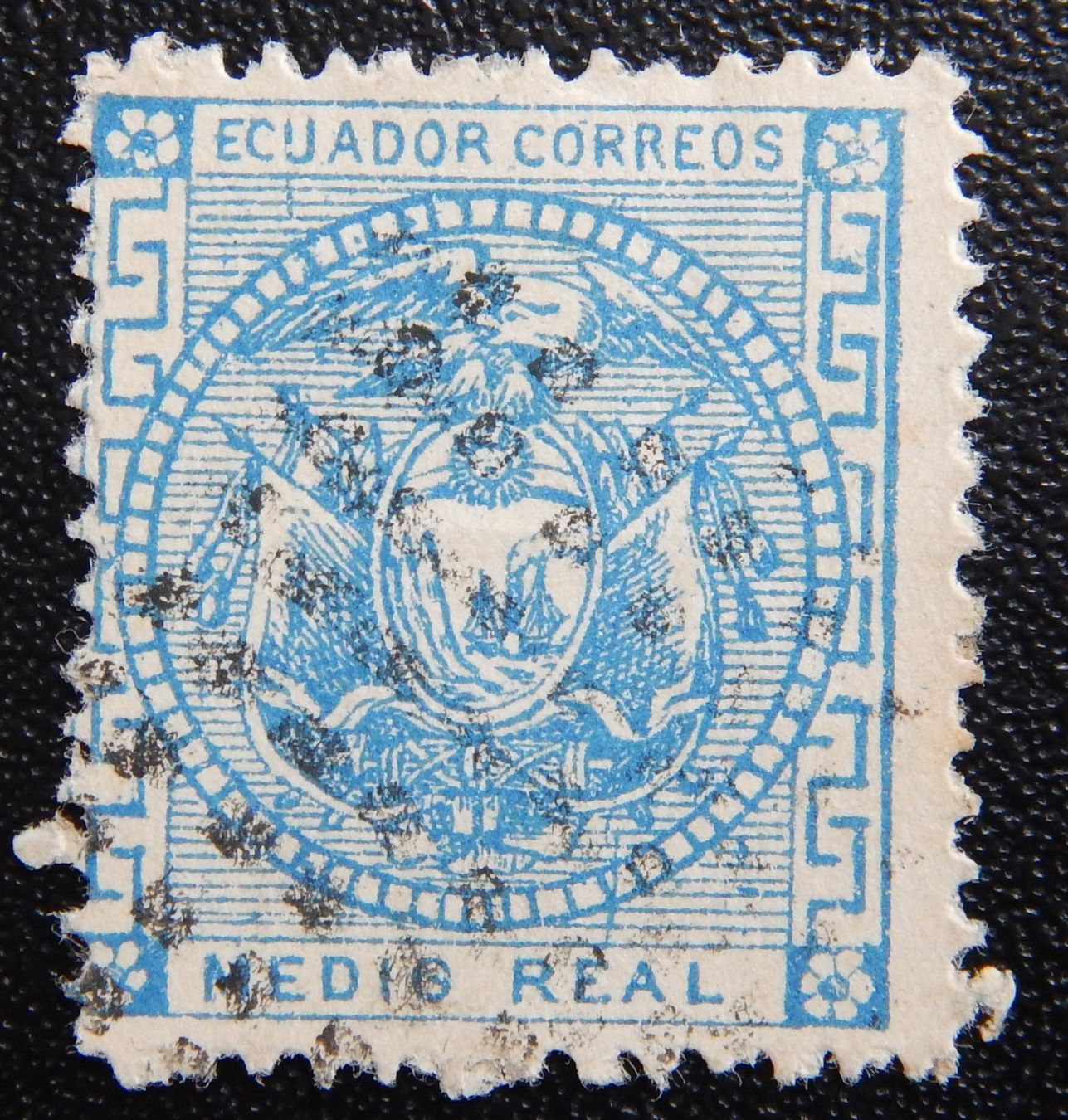 Tutti i francobolli: Equador Ecuador Kat. 5 II gest. 1872 – Usato da Zürich venduto da Muehlekauf