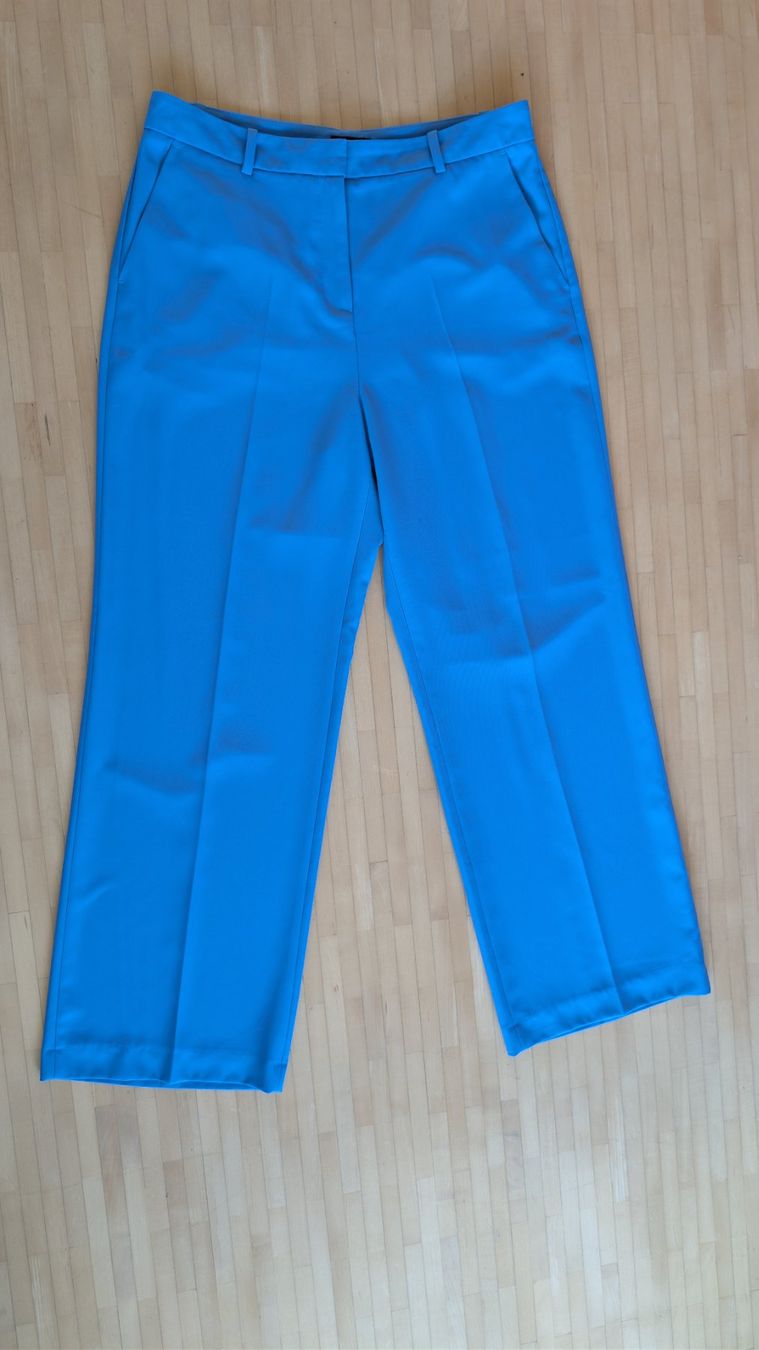 C&A Pantaloni: C&A Wide Leg Stoffhose hellblau Gr. 42 – Usato da Wädenswil venduto da coconut1289